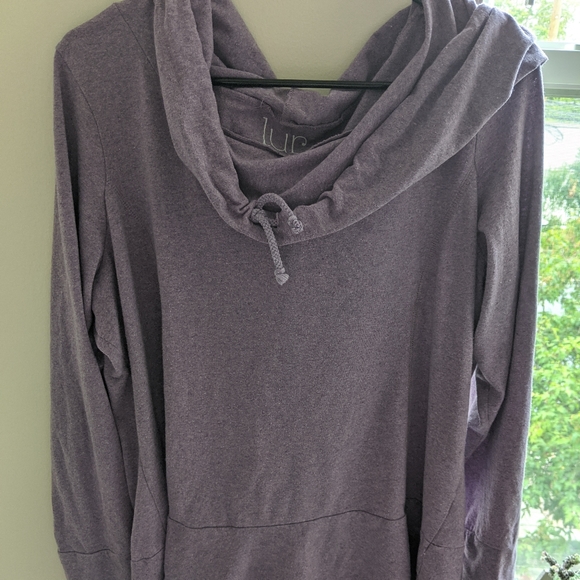 Cowl neck hoodie - Picture 1 of 2